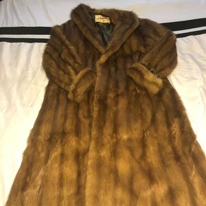 Long Brown Mink Coat